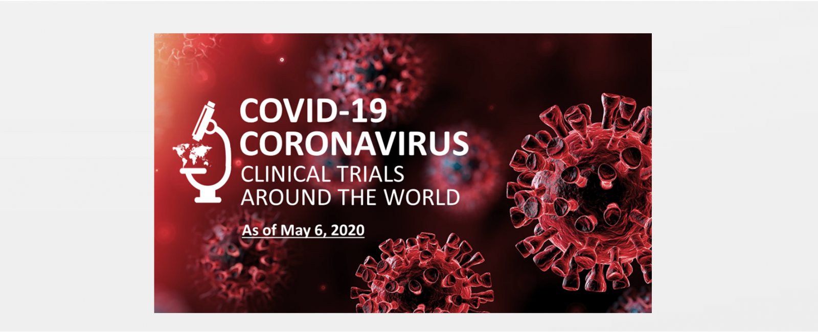 Covid-19 coronavirus clinical trials numbers for April
