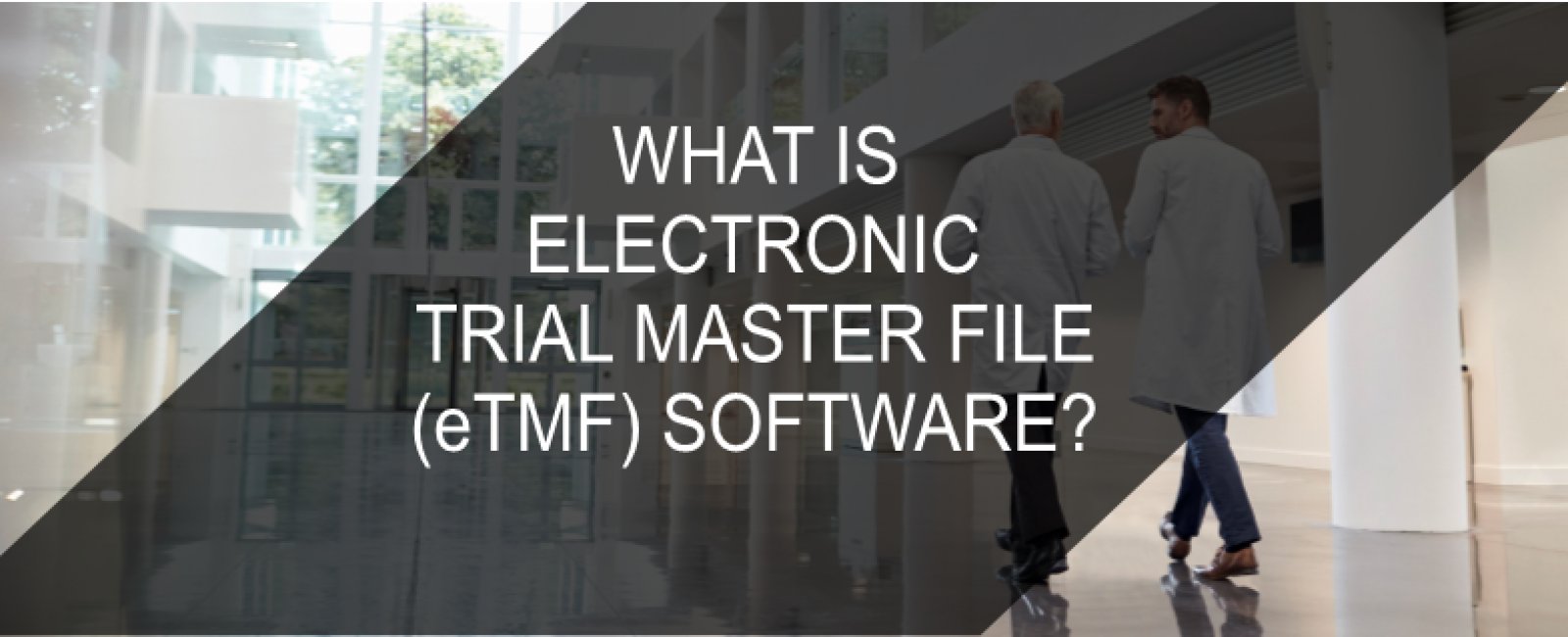 What is eTMF - electronic Trial Master File Software?